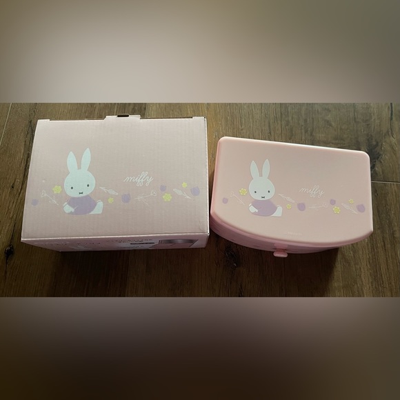 MIFFY-Imported (NWT) Pink Jewelry Box With Drawer & Mirror - Picture 5 of 13